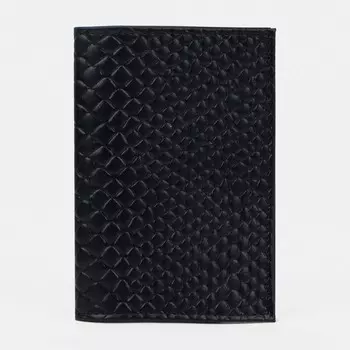 Обложка для паспорта, цвет чёрный