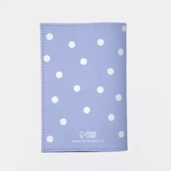 Обложка для паспорта, цвет голубой