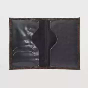 Обложка для паспорта, цвет коричневый