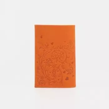 Обложка для паспорта, цвет оранжевый