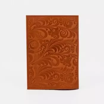 Обложка для паспорта, цвет оранжевый