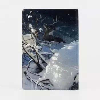 Обложка для паспорта, цвет серый