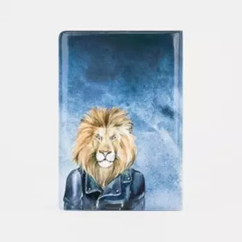 Обложка для паспорта, цвет синий