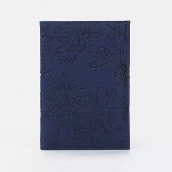 Обложка для паспорта, цвет тёмно-синий