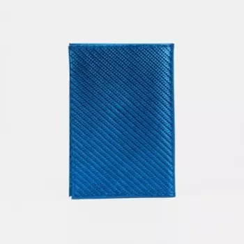Обложка для паспорта, цвет синий МИКС