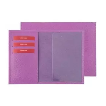 Обложка для паспорта, цвет сиреневый