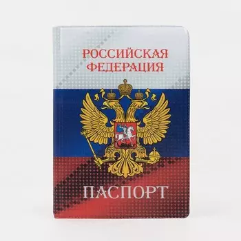 Обложка для паспорта, цвет триколор