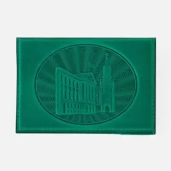 Обложка для паспорта, цвет зелёный