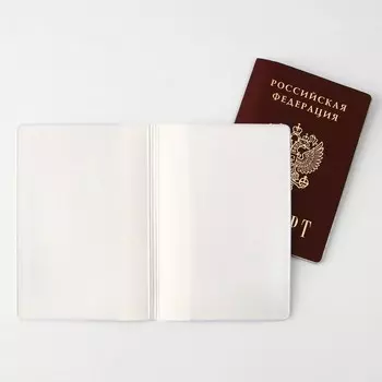 Обложка для паспорта «Девушка», ПВХ 1000 мкм и УФ-печать