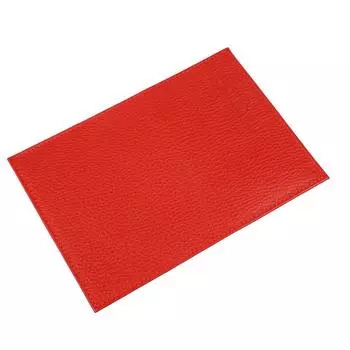 Обложка для паспорта+карточки П404, без застежки, н/к,алый флоттер