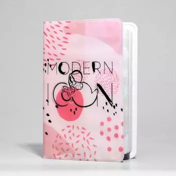 Обложка для паспорта "Modern icon", Минни Маус