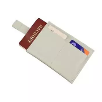 Обложка для паспорта, цвет серый