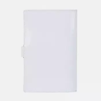 Обложка для паспорта на клапане, цвет белый