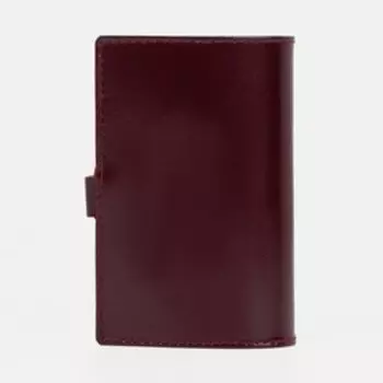 Обложка для паспорта на клапане, цвет бордовый
