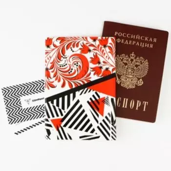 Обложка для паспорта «Russian style», ПВХ