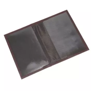 Обложка для паспорта с карманом, цвет бордовый