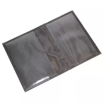 Обложка для паспорта с карманом, цвет коричневый