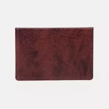 Обложка для проездного билета, цвет бордовый