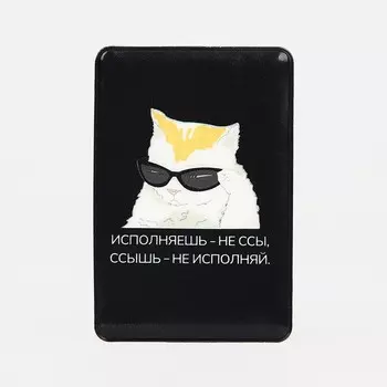 Обложка для проездного билета, цвет чёрный