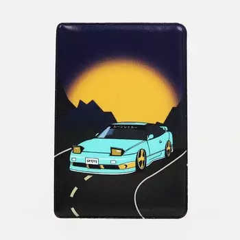 Обложка для проездного, пропуска, цвет чёрный