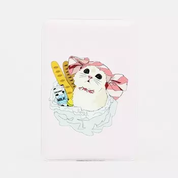 Обложка для проездного билета, цвет розовый