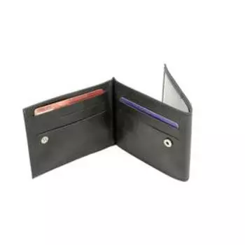 Обложка для удостоверения на кнопке, цвет коричневый