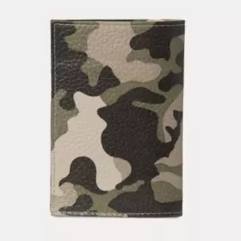 Обложка для военного билета, цвет зелёный/камуфляж