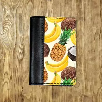 Обложка на паспорт, цвет чёрный