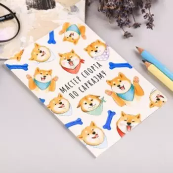 Обложка на паспорт "Мастер спорта по сарказму"