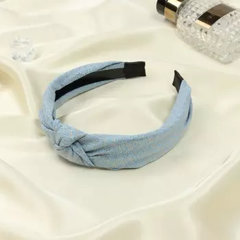 Ободок для волос «Джил», 2.5 см, голубой