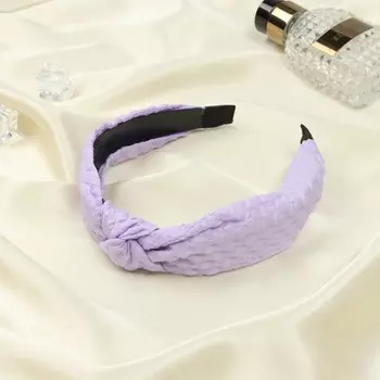 Ободок для волос «Каприз», 2.5 см, сиреневый