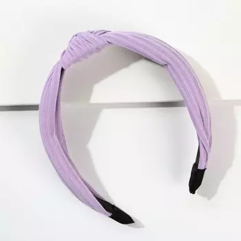 Ободок для волос " Лавандовый рай " , сиреневый 13,5 х 14 см
