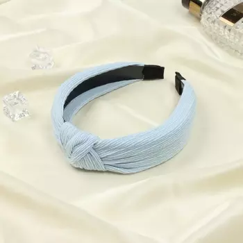 Ободок для волос «Лесли», 2.5 см, голубой