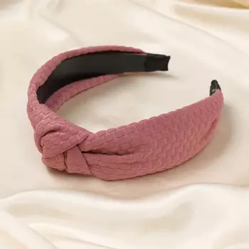 Ободок для волос «Рейчел», 2.5 см, розовый