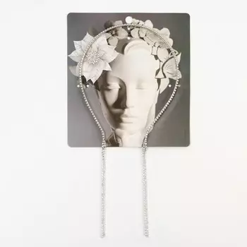 Ободок для волос со стразами «Ты прекрасна» 0.5 х 12 х 21 см