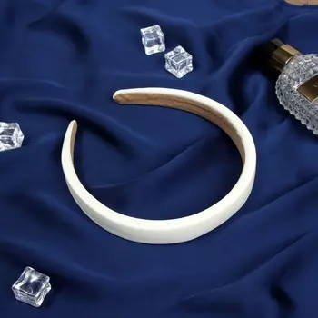 Ободок для волос «Жаннет», галант, 2 см, бежевый