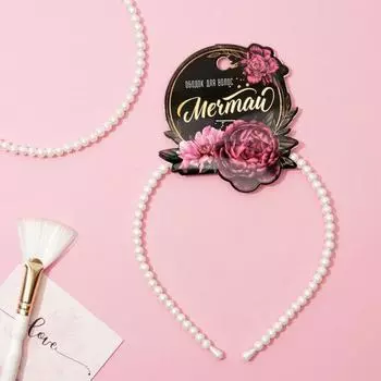 Ободок для волос «Мечтай» жемчужный