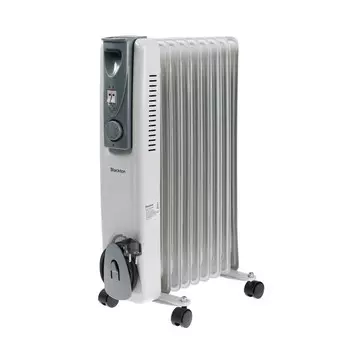 Обогреватель Blackton Bt OH2111, масляный, напольный, 2000 Вт, 20 м, 7 секций, белый