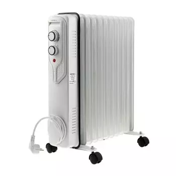 Обогреватель Centek CT-6207, масляный, напольный, 2500 Вт, 25 м, 11 секций, белый