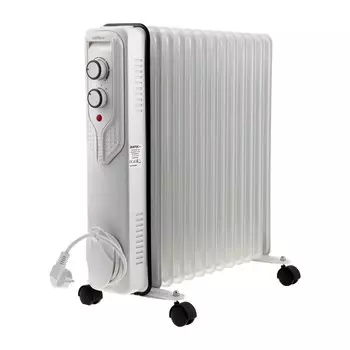 Обогреватель Centek CT-6208, масляный, напольный, 2500 Вт, 25 м, 13 секций, белый