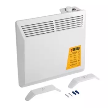Обогреватель DENZEL XCE-1000, 15 м, 1000 Вт, конвекторный, белый