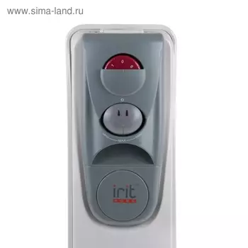 Обогреватель Irit IR-07-1507, масляный, 1500 Вт, 7 секций, 20 м