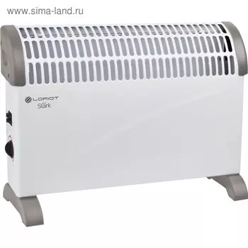 Обогреватель Loriot Stark LHP-M 2000, конвекторный, 750/1250/2000 Вт, 22 м2, белый