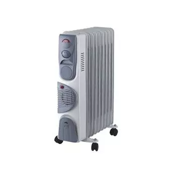 Обогреватель Oasis BВ-20Т, масляный, 2000+400 Вт, 7 секций, до 15 м², серый