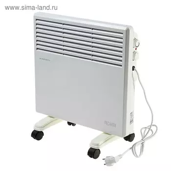 Обогреватель "Ресанта" ОК-1000, конвекторный, 1000 Вт, 10 м, колесики, белый