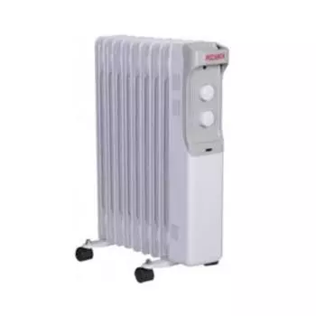 Обогреватель "Ресанта" ОМ-9А, масляный, 2000 Вт, до 25 м, 9 секций, белый