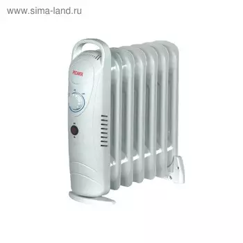 Обогреватель "Ресанта" ОММ-7Н, масляный, 700 Вт, 7 секций, 7 м², белый