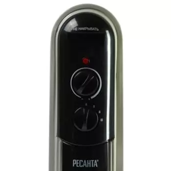 Обогреватель "Ресанта" ОМПТ-7Н, масляный, 1500 Вт, 7 секций, 15 м, белый