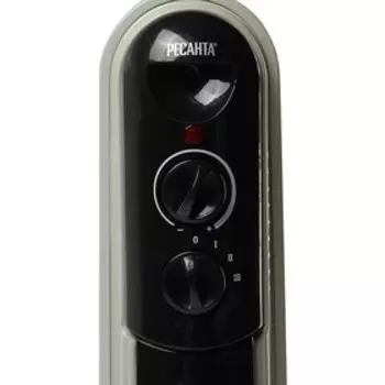 Обогреватель "Ресанта" ОМПТ-9Н, масляный, 2000 Вт, 9 секций, 20 м, белый