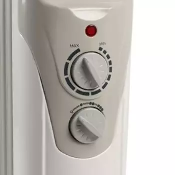 Обогреватель Vitek 1707 W, масляный, 400/600/1000 Вт, 5 секций, 15 м², белый